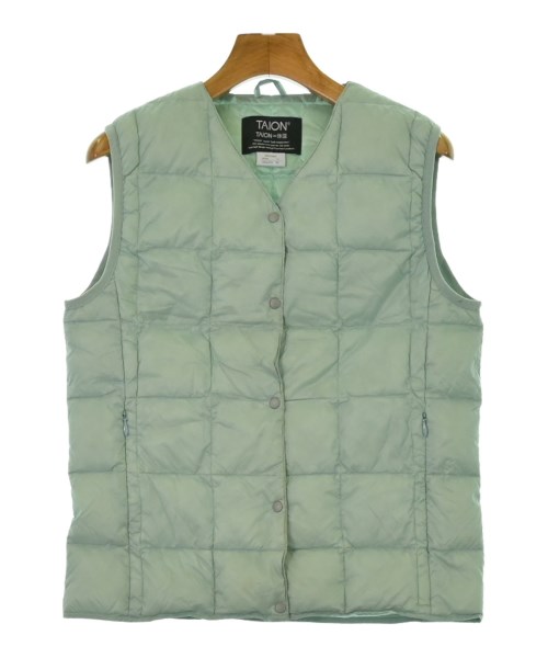 TAION(タイオン)ダウンジャケット/ダウンベスト 青 サイズ:S/2200654009031