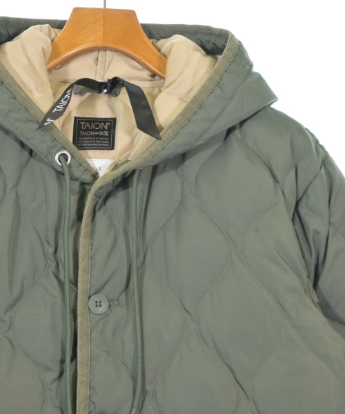TAION（タイオン）ダウンコート カーキ サイズ:M メンズ/2200660884028
