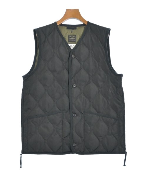 TAION(タイオン)ダウンジャケット/ダウンベスト 黒 サイズ:L/2200661205068