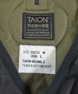TAION（タイオン）ダウンジャケット/ダウンベスト 黒 サイズ:L メンズ/2200661205068