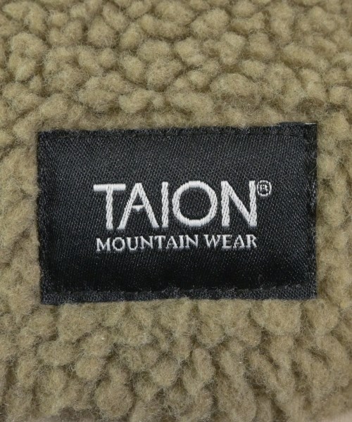 TAION（タイオン）ダウンジャケット/ダウンベスト ベージュ サイズ:M メンズ/2200647224038