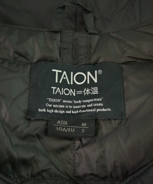TAION（タイオン）ダウンジャケット/ダウンベスト 黒 サイズ:M メンズ/2200645522051