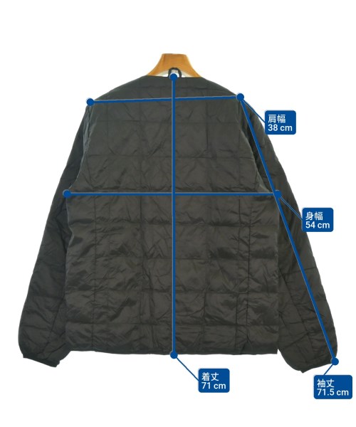 TAION（タイオン）ダウンジャケット/ダウンベスト 黒 サイズ:M メンズ/2200645522051