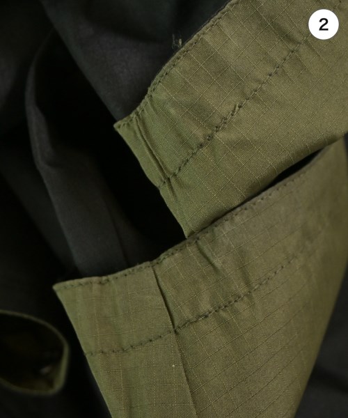 TAION（タイオン）ステンカラーコート 黒 サイズ:L メンズ/2200647865019