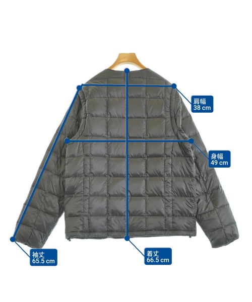 TAION（タイオン）ダウンジャケット/ダウンベスト 黒 サイズ:L メンズ/2200636883444