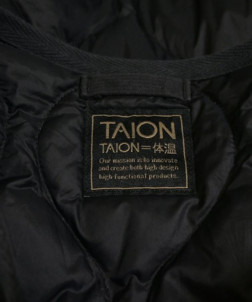 TAION（タイオン）ダウンジャケット/ダウンベスト 黒 サイズ:F レディース/2200639912011