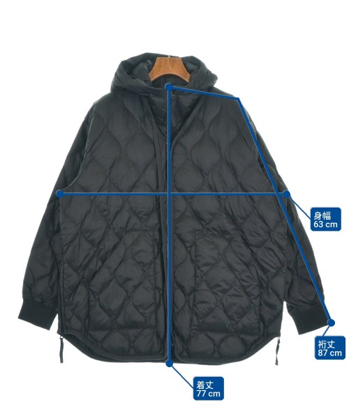 TAION（タイオン）ダウンジャケット/ダウンベスト 黒 サイズ:F レディース/2200639912011