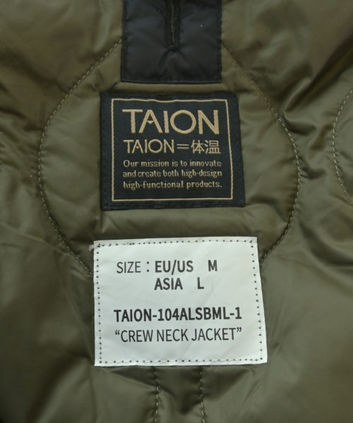 TAION（タイオン）ダウンジャケット/ダウンベスト 黒 サイズ:L レディース/2200641624025