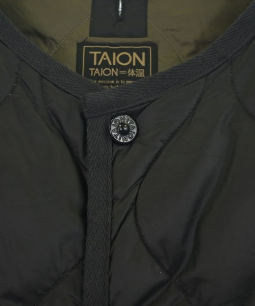 TAION（タイオン）ダウンジャケット/ダウンベスト 黒 サイズ:L レディース/2200641624025