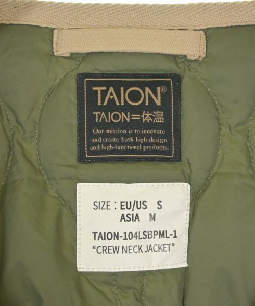 TAION（タイオン）ダウンジャケット/ダウンベスト ベージュ サイズ:M レディース/2200661134016