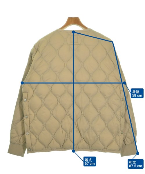 TAION（タイオン）ダウンジャケット/ダウンベスト ベージュ サイズ:M レディース/2200661134016