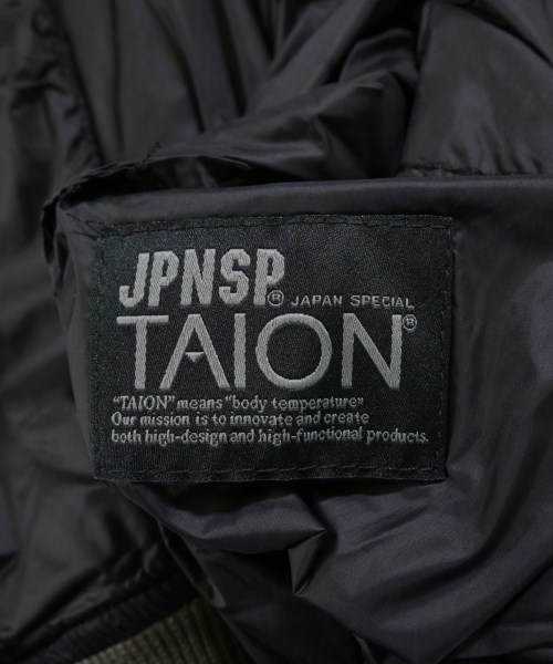 TAION（タイオン）ダウンジャケット/ダウンベスト 黒 サイズ:S メンズ/2200664260033