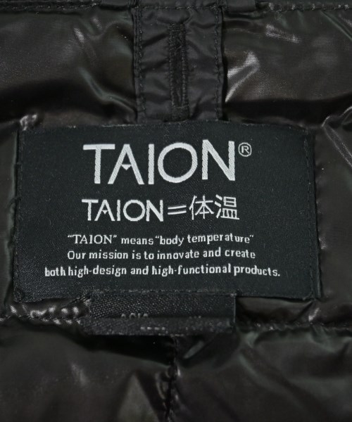 TAION（タイオン）ダウンジャケット/ダウンベスト 黒 サイズ:XL メンズ/2200659668028