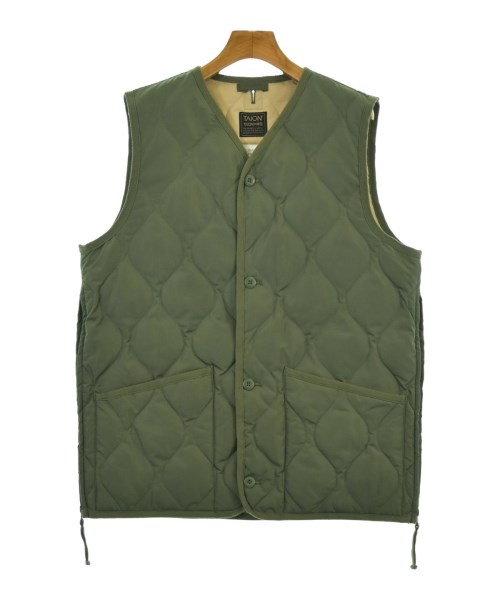 TAION(タイオン)ダウンジャケット/ダウンベスト カーキ サイズ:L/2200658573033