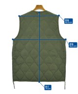 TAION（タイオン）ダウンジャケット/ダウンベスト カーキ サイズ:L メンズ/2200658573033