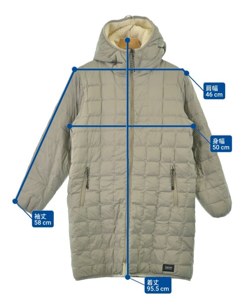 TAION（タイオン）ダウンコート グレー サイズ:S レディース/2200664148010