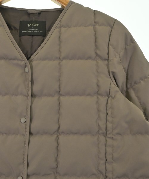 TAION（タイオン）ダウンコート 茶 サイズ:-(M位) レディース/2200666521019