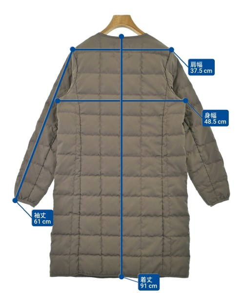 TAION（タイオン）ダウンコート 茶 サイズ:-(M位) レディース/2200666521019