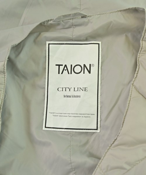 TAION（タイオン）ダウンジャケット/ダウンベスト グレー サイズ:S メンズ/2200671494094