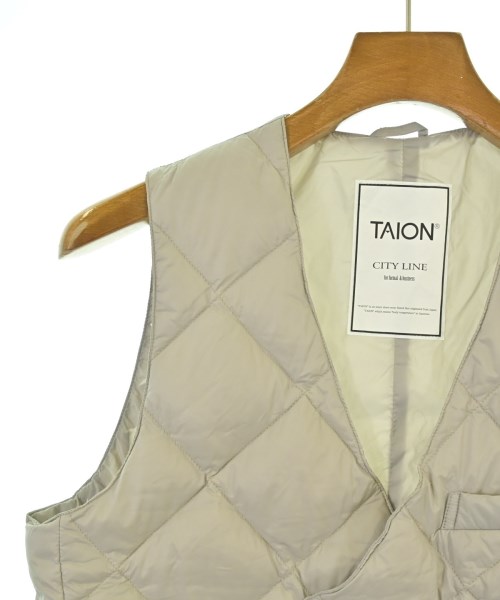 TAION（タイオン）ダウンジャケット/ダウンベスト グレー サイズ:S メンズ/2200671494094