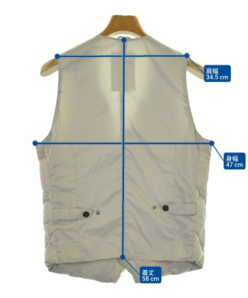 TAION（タイオン）ダウンジャケット/ダウンベスト グレー サイズ:S メンズ/2200671494094