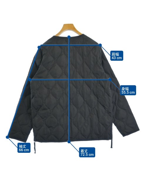 TAION（タイオン）ダウンジャケット/ダウンベスト 黒 サイズ:XL メンズ/2200726259012