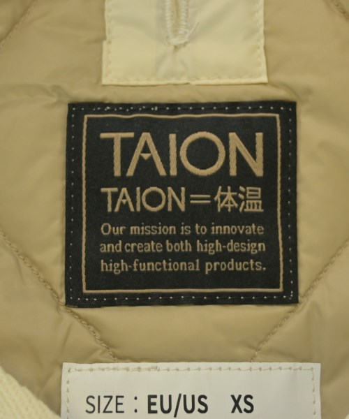 TAION（タイオン）ダウンジャケット/ダウンベスト 白 サイズ:S レディース/2200680751089