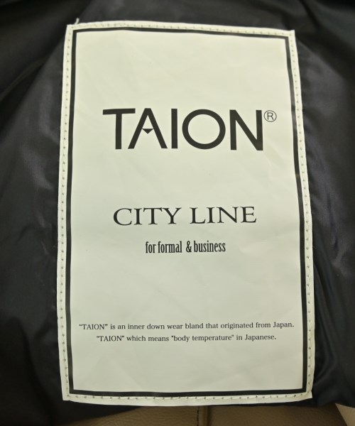 TAION（タイオン）ダウンジャケット/ダウンベスト 茶 サイズ:S レディース/2200673646095