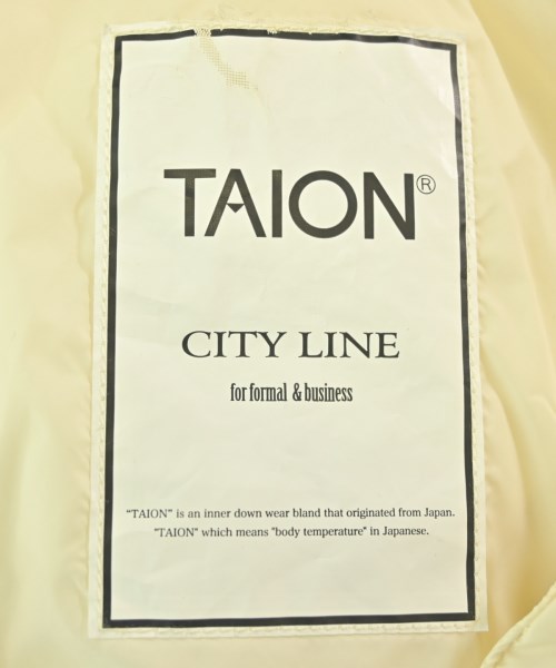 TAION（タイオン）ダウンジャケット/ダウンベスト 白 サイズ:L レディース/2200681374027