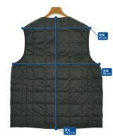 TAION（タイオン）ダウンジャケット/ダウンベスト 黒 サイズ:2XL(XXL位) メンズ/2200691570143