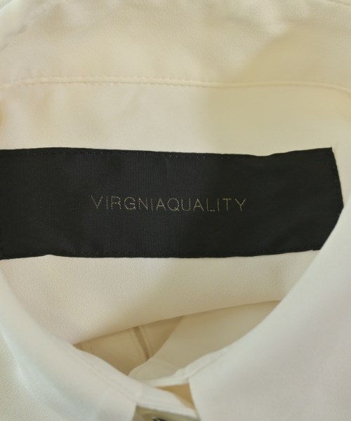 VIRGNIAQUALITY（ヴァージニアクオリティ）カジュアルシャツ 白 サイズ:F レディース/2200706286397
