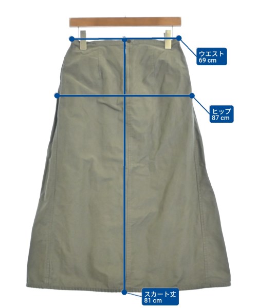 BRENA（ブレナ）ロング・マキシ丈スカート カーキ サイズ:40(M位) レディース/2200666796165