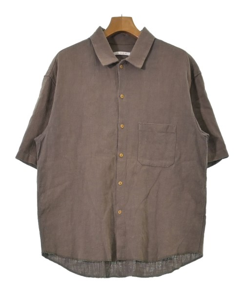 s.k. manor hill(エスケーマノアヒル)カジュアルシャツ 茶 サイズ:M/2200658152023