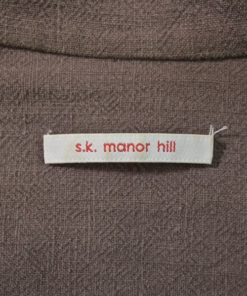 s.k. manor hill（エスケーマノアヒル）カジュアルシャツ 茶 サイズ:M メンズ/2200658152023