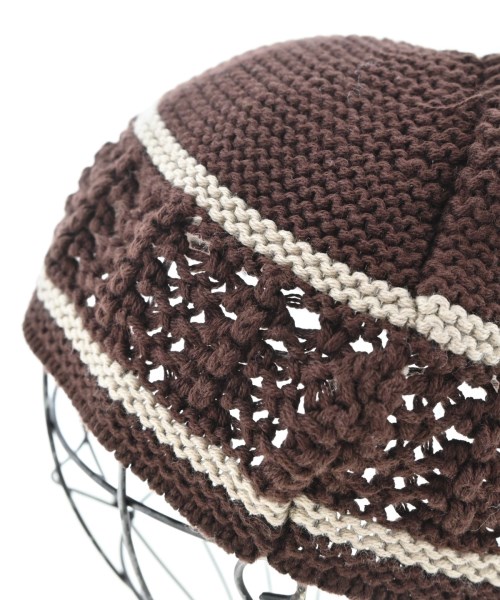 s.k. manor hill（エスケーマノアヒル）ニットキャップ・ビーニー 茶 サイズ:- メンズ/2200658550041