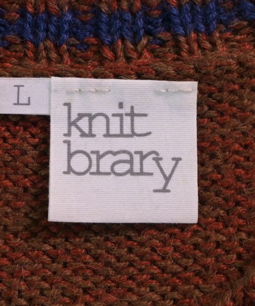 KNIT BRARY ニットブラリー ニット・セーター L 茶系