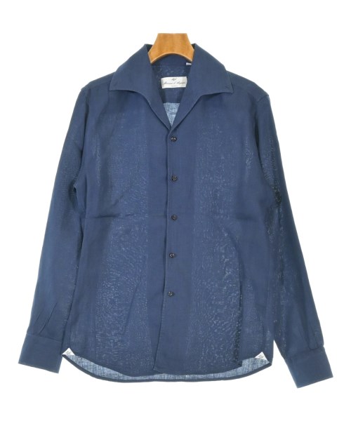 Massimo d'Augusto(マッシモダウグスト)カジュアルシャツ 紺 サイズ:S/2200677931081