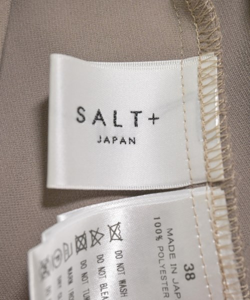 SALT+JAPAN（ソルトプラスジャパン）ワンピース 茶 サイズ:38(M位) レディース/2200657859039