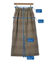 SALT+JAPAN（ソルトプラスジャパン）ロング・マキシ丈スカート 茶 サイズ:38(M位) レディース/2200688614089