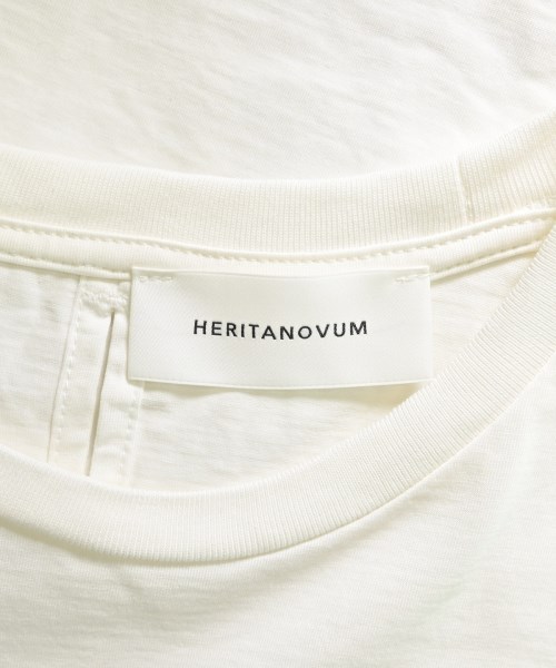 HERITANOVUM（ヘリテノーム）Tシャツ・カットソー 白 サイズ:F レディース/2200640406059