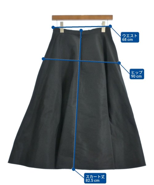 HERITANOVUM（ヘリテノーム）ロング・マキシ丈スカート 黒 サイズ:F レディース/2200622082011