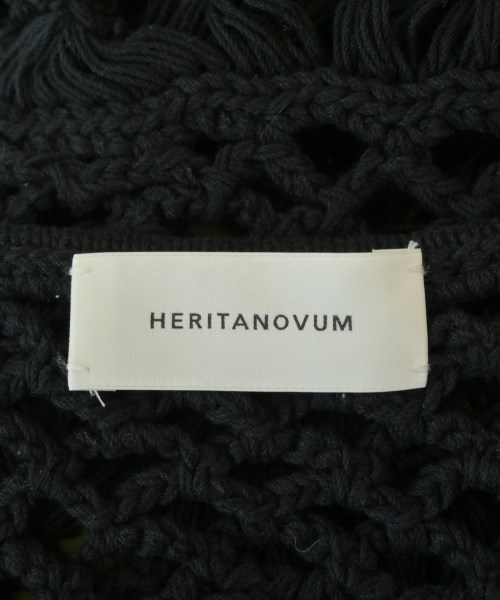 HERITANOVUM（ヘリテノーム）ベスト/ノースリーブ 黒 サイズ:F レディース/2200674580091