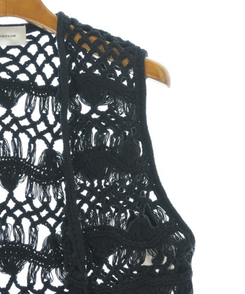 HERITANOVUM（ヘリテノーム）ベスト/ノースリーブ 黒 サイズ:F レディース/2200674580091