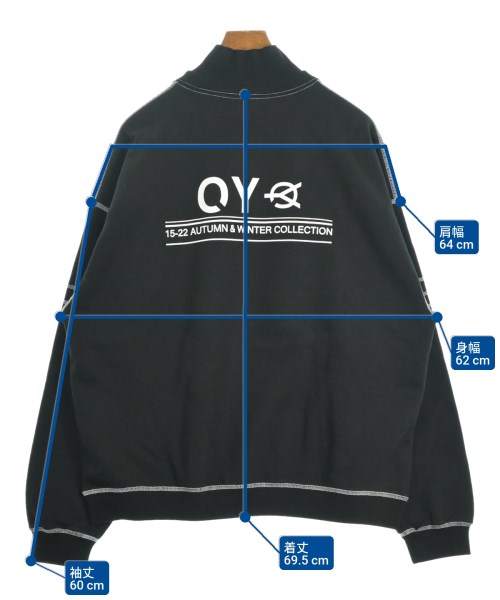 OY（オーワイ）スウェット 黒 サイズ:2(M位) メンズ/2200621327038