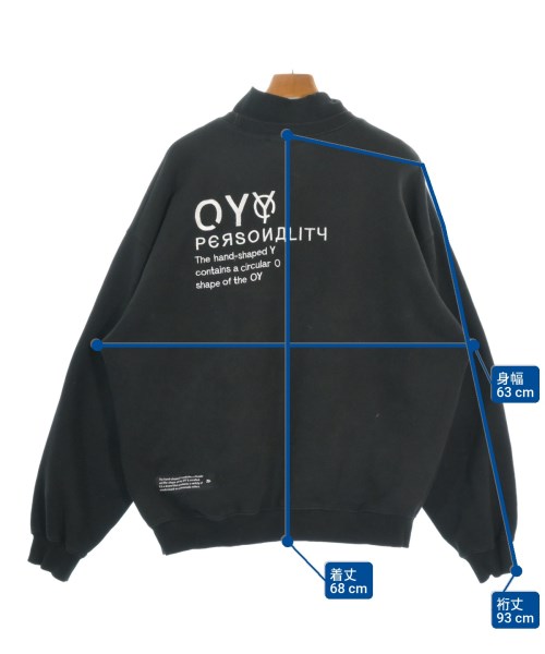 OY（オーワイ）スウェット 黒 サイズ:-(XXL位) メンズ/2200661638026