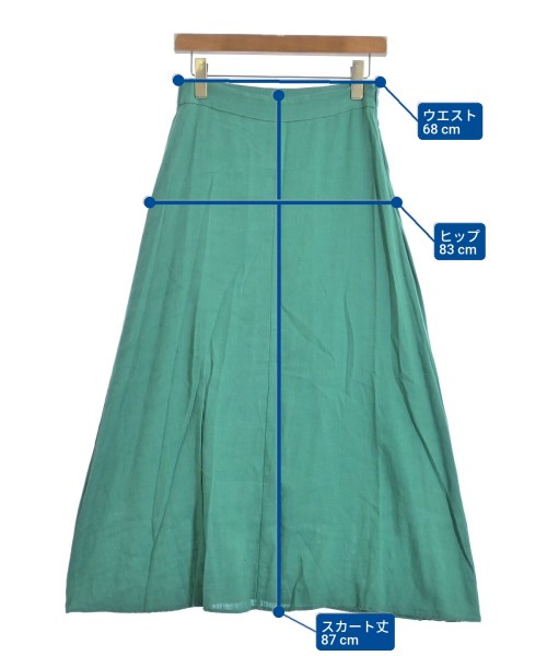 AUNT MARIE'S（アントマリーズ）ロング・マキシ丈スカート 緑 サイズ:F レディース/2200634983054