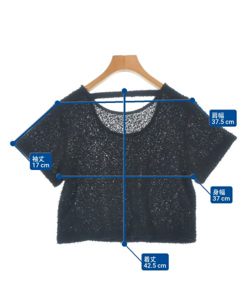AUNT MARIE'S（アントマリーズ）Tシャツ・カットソー 黒 サイズ:F レディース/2200695615055