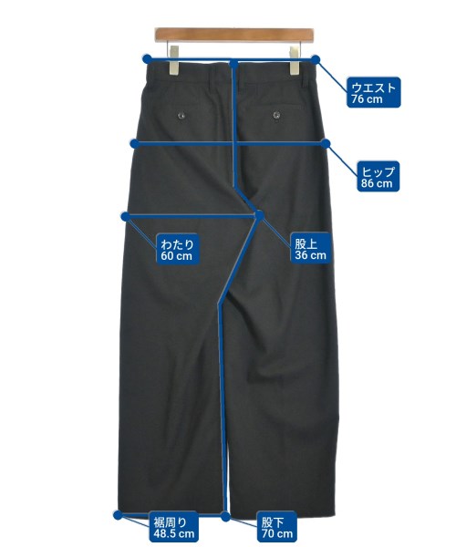 SAYATOMO（サヤトモ）スラックス 黒 サイズ:1(S位) メンズ/2200671867492