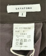 SAYATOMO（サヤトモ）スラックス 茶 サイズ:1(S位) メンズ/2200716667018