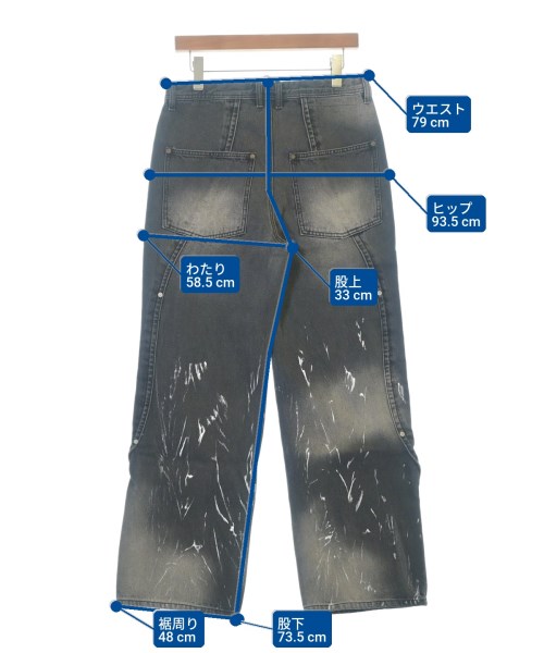 ANDERSSON BELL（アンダースンベル）デニムパンツ 黒 サイズ:31(M位) メンズ/2200677386478